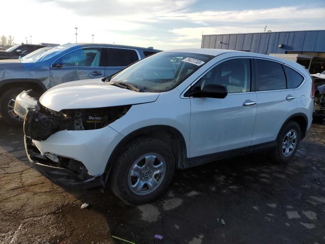 5J6RM4H39EL102642 - 2014 HONDA CR-V LX WHITE photo 1