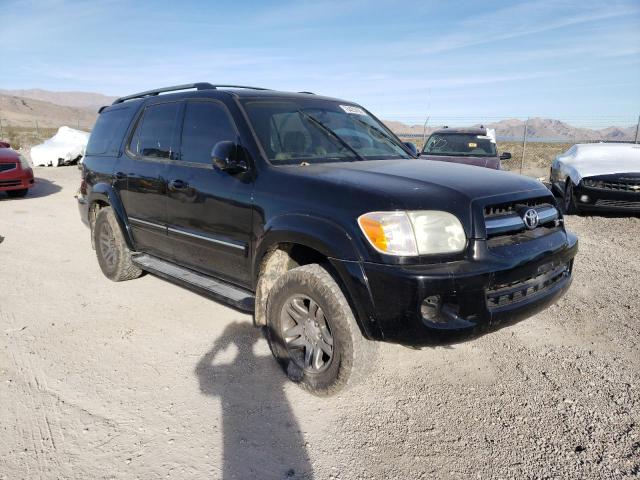 5TDZT38AX6S278200 - 2006 TOYOTA SEQUOIA LIMITED BLACK photo 4