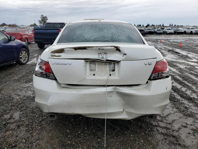 1HGCP36889A034770 - 2009 HONDA ACCORD EXL WHITE photo 6