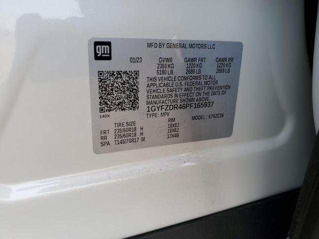 1GYFZDR46PF165937 - 2023 CADILLAC XT4 PREMIUM LUXURY WHITE photo 12