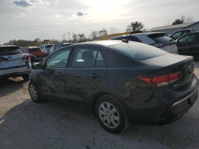 3KPA24AD9NE458383 - 2022 KIA RIO LX BLACK photo 2