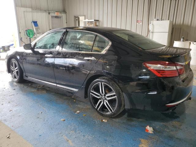 1HGCR2F51GA023942 - 2016 HONDA ACCORD SPORT BLACK photo 2