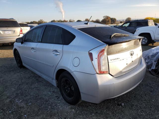 JTDKN3DU9D0341735 - 2013 TOYOTA PRIUS SILVER photo 2