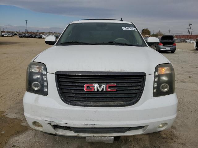 1GKEC33349R206665 - 2009 GMC YUKON SLT WHITE photo 5