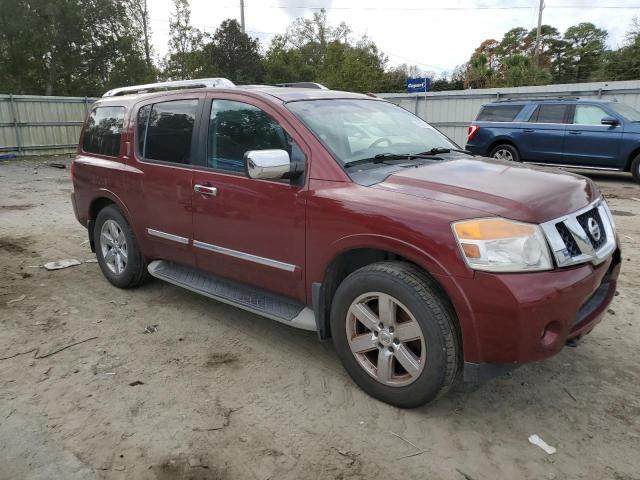 5N1AA0NC3BN602512 - 2011 NISSAN ARMADA SV MAROON photo 4