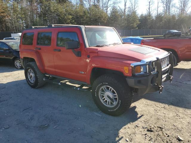 5GTDN136468108391 - 2006 HUMMER H3 RED photo 4