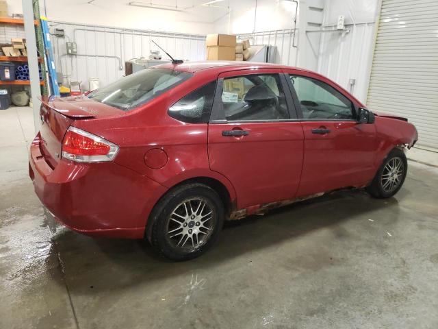 1FAHP3FN5AW248297 - 2010 FORD FOCUS SE RED photo 3