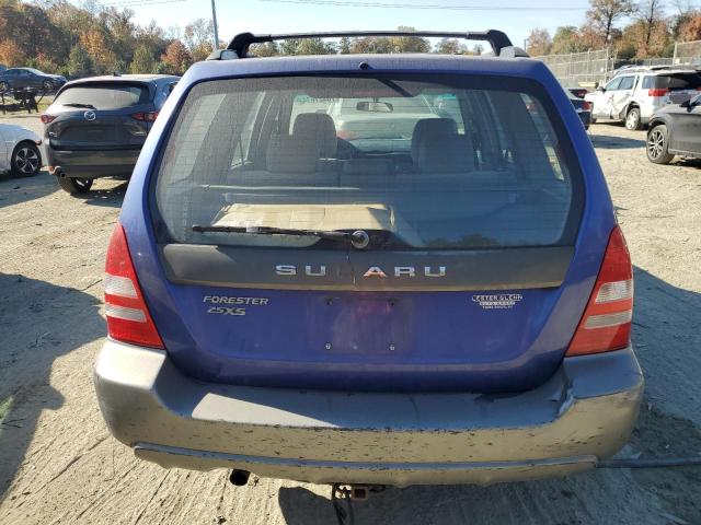 JF1SG65643H727254 - 2003 SUBARU FORESTER 2.5XS BLUE photo 6