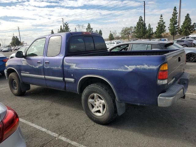 5TBRT3415YS055211 - 2000 TOYOTA TUNDRA ACCESS CAB ლურჯი ფოტო 2