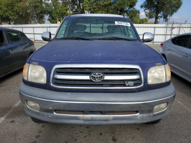 5TBRT3415YS055211 - 2000 TOYOTA TUNDRA ACCESS CAB ლურჯი ფოტო 5