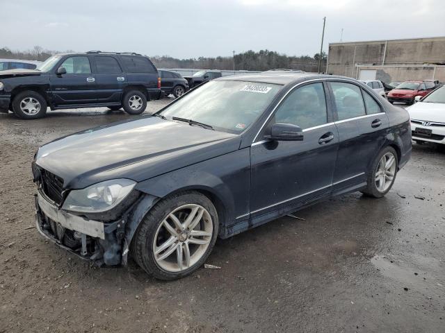 WDDGF4HB2DA808544 - 2013 MERCEDES-BENZ C 250 BLACK photo 1