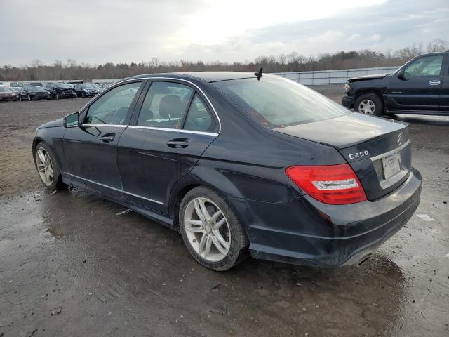 WDDGF4HB2DA808544 - 2013 MERCEDES-BENZ C 250 BLACK photo 2