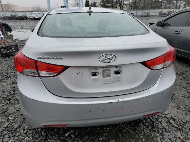 KMHDH4AE1CU277910 - 2012 HYUNDAI ELANTRA GLS SILVER photo 6