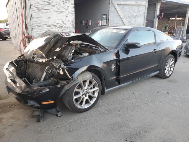 1ZVBP8AM1B5153901 - 2011 FORD MUSTANG BLACK photo 1