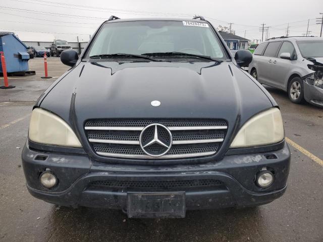 4JGAB74E91A259266 - 2001 MERCEDES-BENZ ML 55 BLUE photo 5