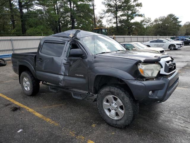 3TMLU4ENXDM122333 - 2013 TOYOTA TACOMA DOUBLE CAB GRAY photo 4