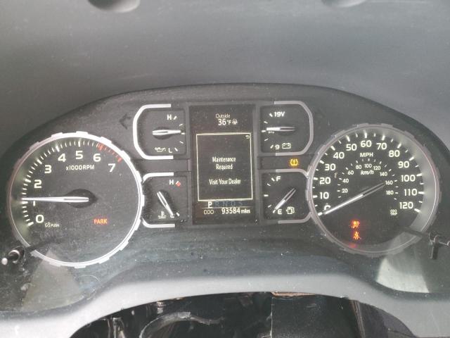 5TFUY5F10MX005736 - 2021 TOYOTA TUNDRA DOUBLE CAB SR/SR5 BLACK photo 9