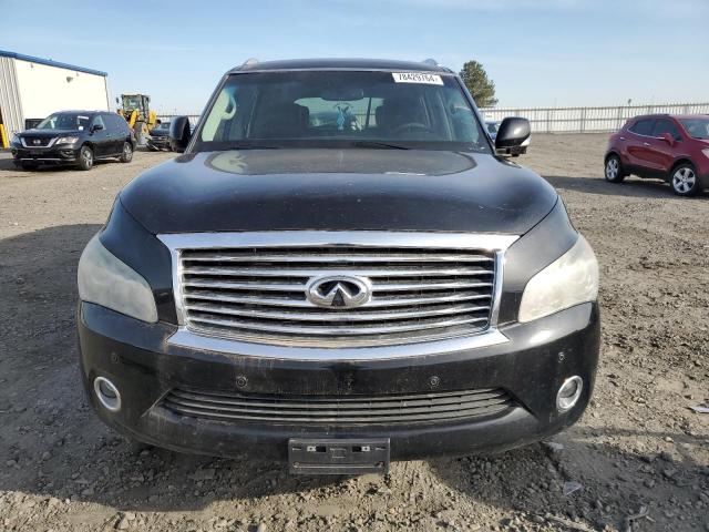 JN8AZ2NE6E9062875 - 2014 INFINITI QX80 BLACK photo 5