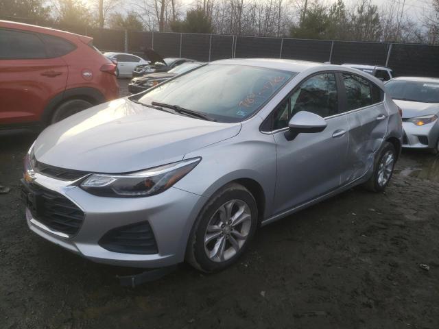 3G1BE6SMXKS536231 - 2019 CHEVROLET CRUZE LT SILVER photo 1