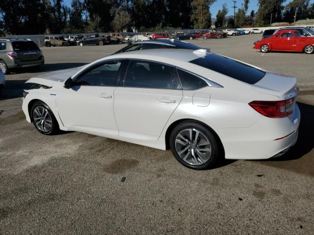 1HGCV3F10KA001440 - 2019 HONDA ACCORD HYBRID WHITE photo 2