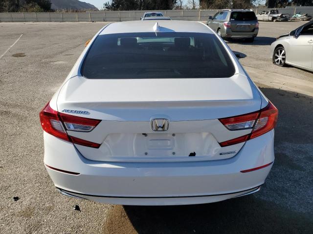 1HGCV3F10KA001440 - 2019 HONDA ACCORD HYBRID WHITE photo 6