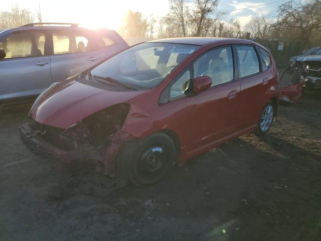 JHMGE8H54BC003109 - 2011 HONDA FIT SPORT RED photo 1