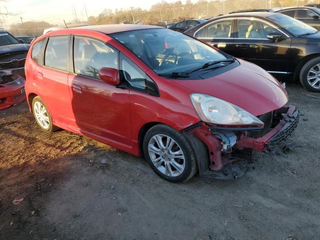 JHMGE8H54BC003109 - 2011 HONDA FIT SPORT RED photo 4