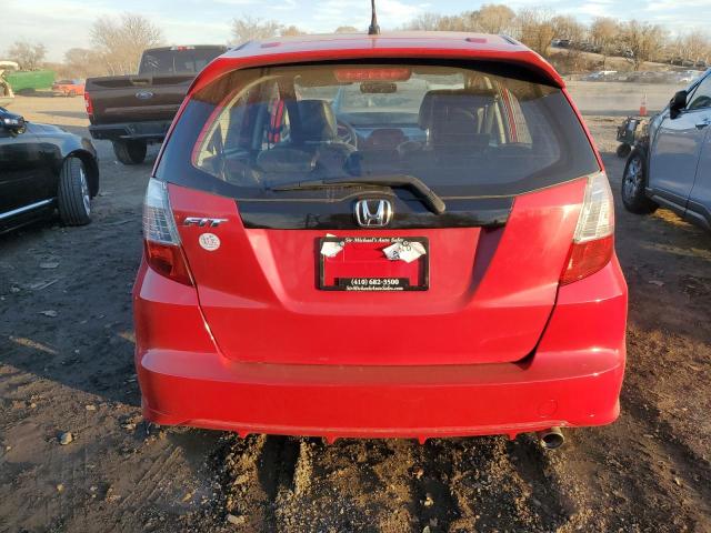 JHMGE8H54BC003109 - 2011 HONDA FIT SPORT RED photo 6