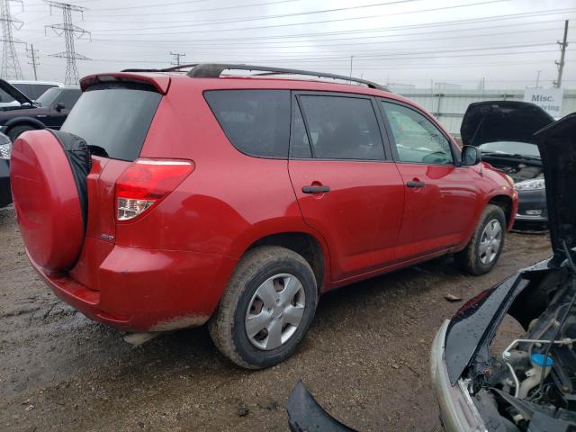 JTMBD33V886068934 - 2008 TOYOTA RAV4 RED photo 3