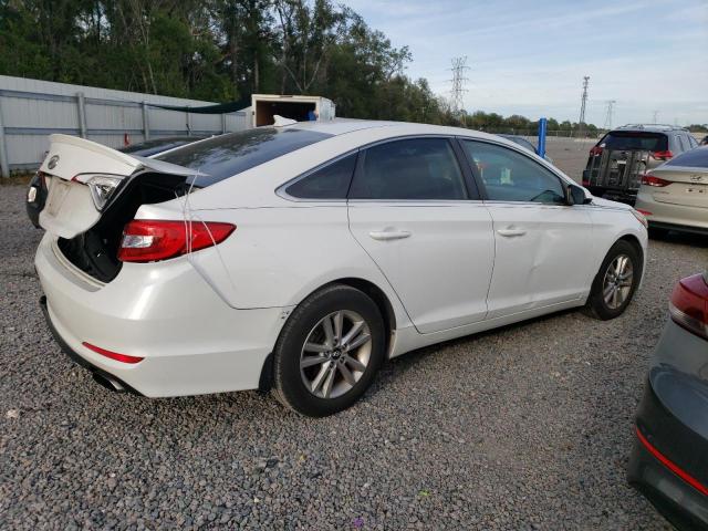 5NPE24AF0FH202357 - 2015 HYUNDAI SONATA SE WHITE photo 3