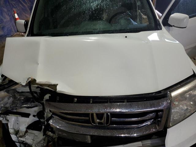 5FNYF4H56DB039076 - 2013 HONDA PILOT EXL WHITE photo 12