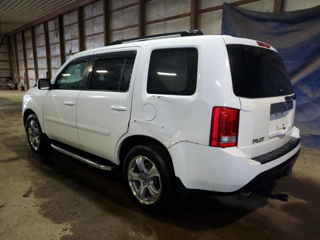 5FNYF4H56DB039076 - 2013 HONDA PILOT EXL WHITE photo 2