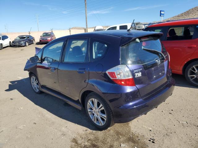 JHMGE88419S030422 - 2009 HONDA FIT SPORT BLUE photo 2