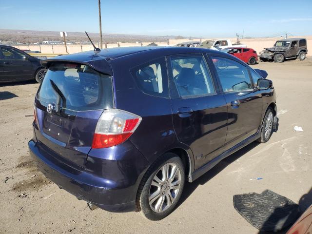 JHMGE88419S030422 - 2009 HONDA FIT SPORT BLUE photo 3