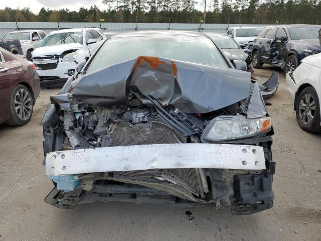 2HGFB2F52CH303351 - 2012 HONDA CIVIC LX GRAY photo 5