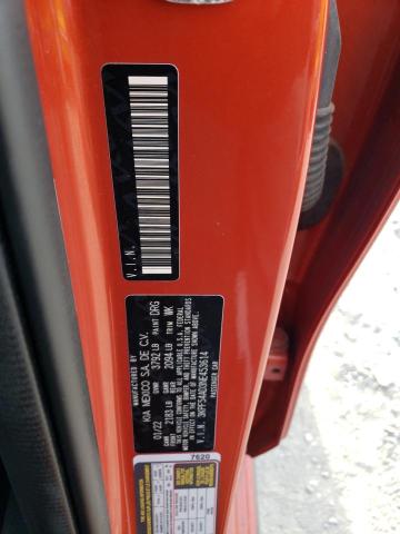 3KPF54AD3NE453614 - 2022 KIA FORTE GT LINE ORANGE photo 12