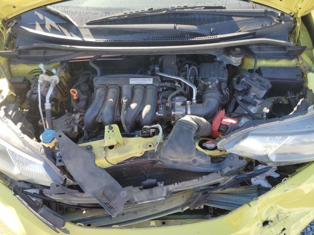 JHMGK5H56GX029590 - 2016 HONDA FIT LX YELLOW photo 11