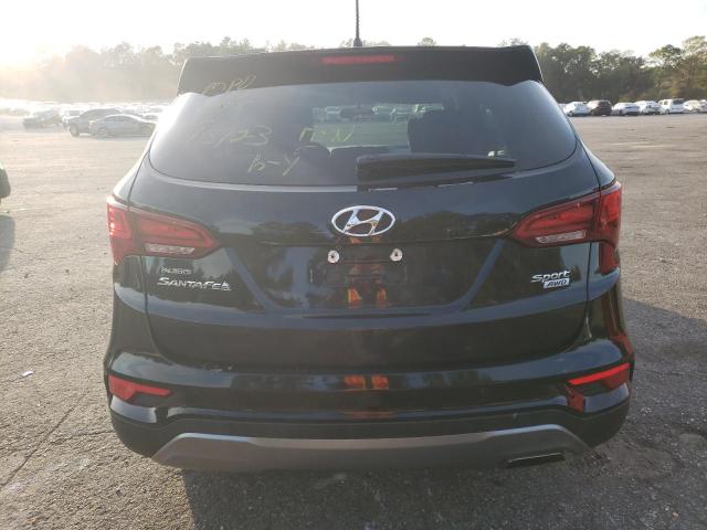 5NMZTDLB5JH053457 - 2018 HYUNDAI SANTA FE S BLACK photo 6