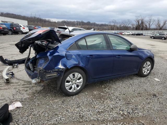 1G1PA5SG5D7170668 - 2013 CHEVROLET CRUZE LS BLUE photo 3