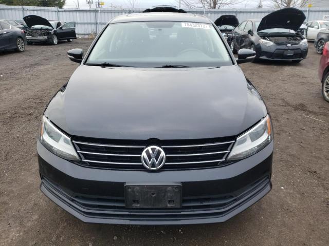 3VW1K7AJ0FM346129 - 2015 VOLKSWAGEN JETTA BASE BLACK photo 5