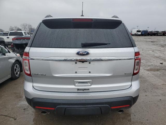 1FM5K8F82DGA83841 - 2013 FORD EXPLORER LIMITED SILVER photo 6