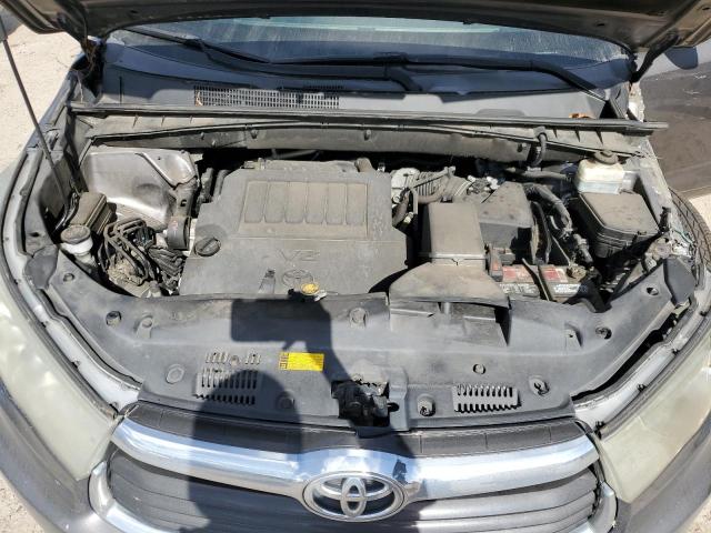 5TDKKRFH9ES020417 - 2014 TOYOTA HIGHLANDER XLE GRAY photo 12