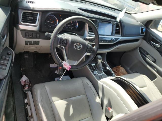 5TDKKRFH9ES020417 - 2014 TOYOTA HIGHLANDER XLE GRAY photo 8