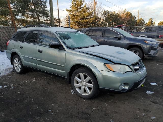 4S4BP61C797315345 - 2009 SUBARU OUTBACK 2.5I GREEN photo 4