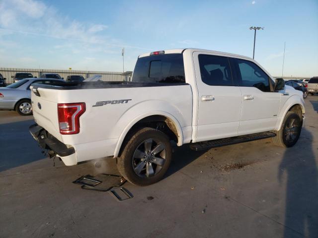 1FTEW1CP0GKF47366 - 2016 FORD F150 SUPERCREW WHITE photo 3