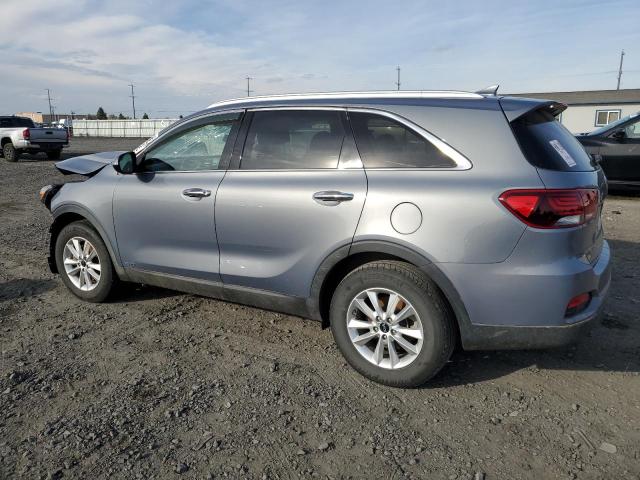 5XYPGDA30KG603182 - 2019 KIA SORENTO L BLUE photo 2