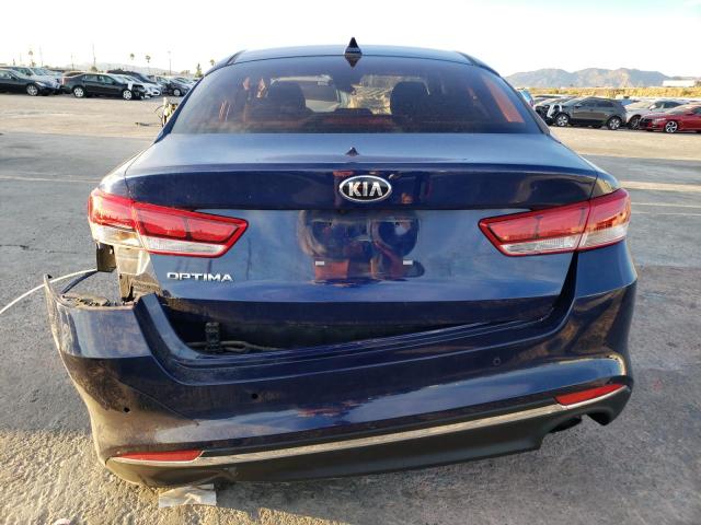 5XXGT4L36JG260499 - 2018 KIA OPTIMA LX BLUE photo 6