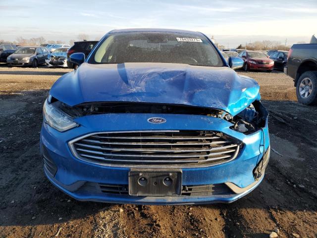 3FA6P0HD5LR162259 - 2020 FORD FUSION SE BLUE photo 5