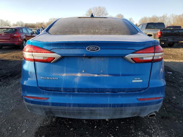 3FA6P0HD5LR162259 - 2020 FORD FUSION SE BLUE photo 6