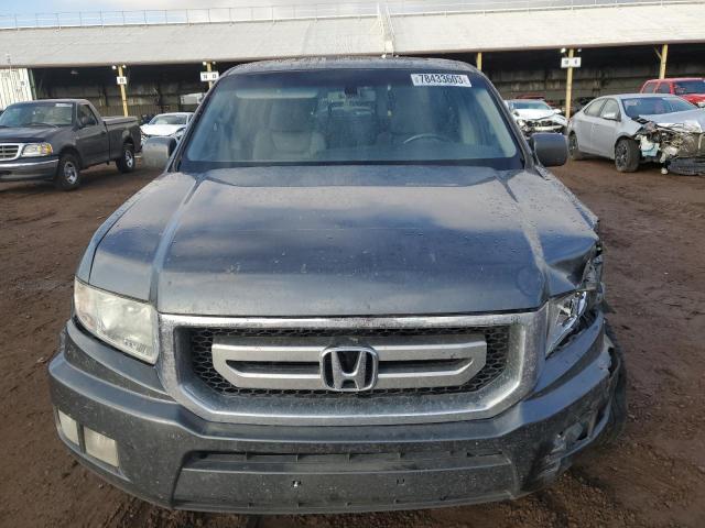 5FPYK1F51AB013288 - 2010 HONDA RIDGELINE RTL CHARCOAL photo 5